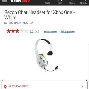 Headset for xbox one. Used a couple times. ❤offers